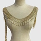 glass stone chain